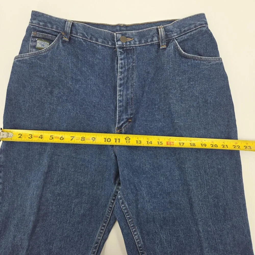 Vintage Wrangler For Women Jeans Size 18x30 Straight Leg Western Cowboy Rodeo